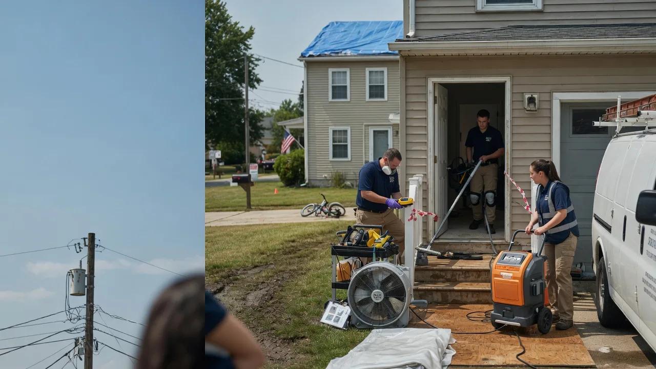 Water Damage Repair in Old Washington, OH near me